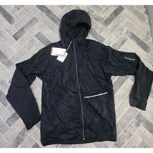 New Feather Light Salomon Sense Aero Wind  Black Jacket Men's Size M LC2191100